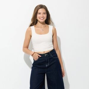 Women's Back Bow Tie Tank Top - Wild Fable" Cream S